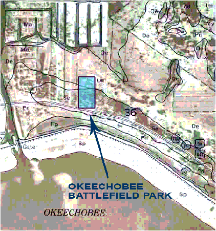 Aerial Map of the General Vicinity of the Battlefield