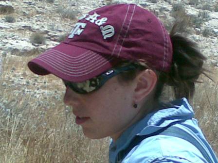 Dr. Jessie A. Pincus doing a field study in Israel